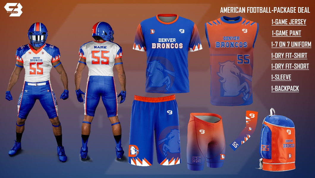 BRONCOS AMERICAN FOOTBALL-PACKAGE DEAL